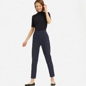 UNIQLO Pants Navy Stripe Color FLAT front Waist Size 26-27